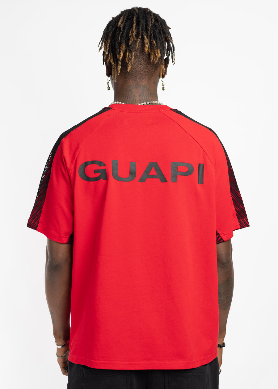 ブラッドレッドハーフムーンTシャツ
