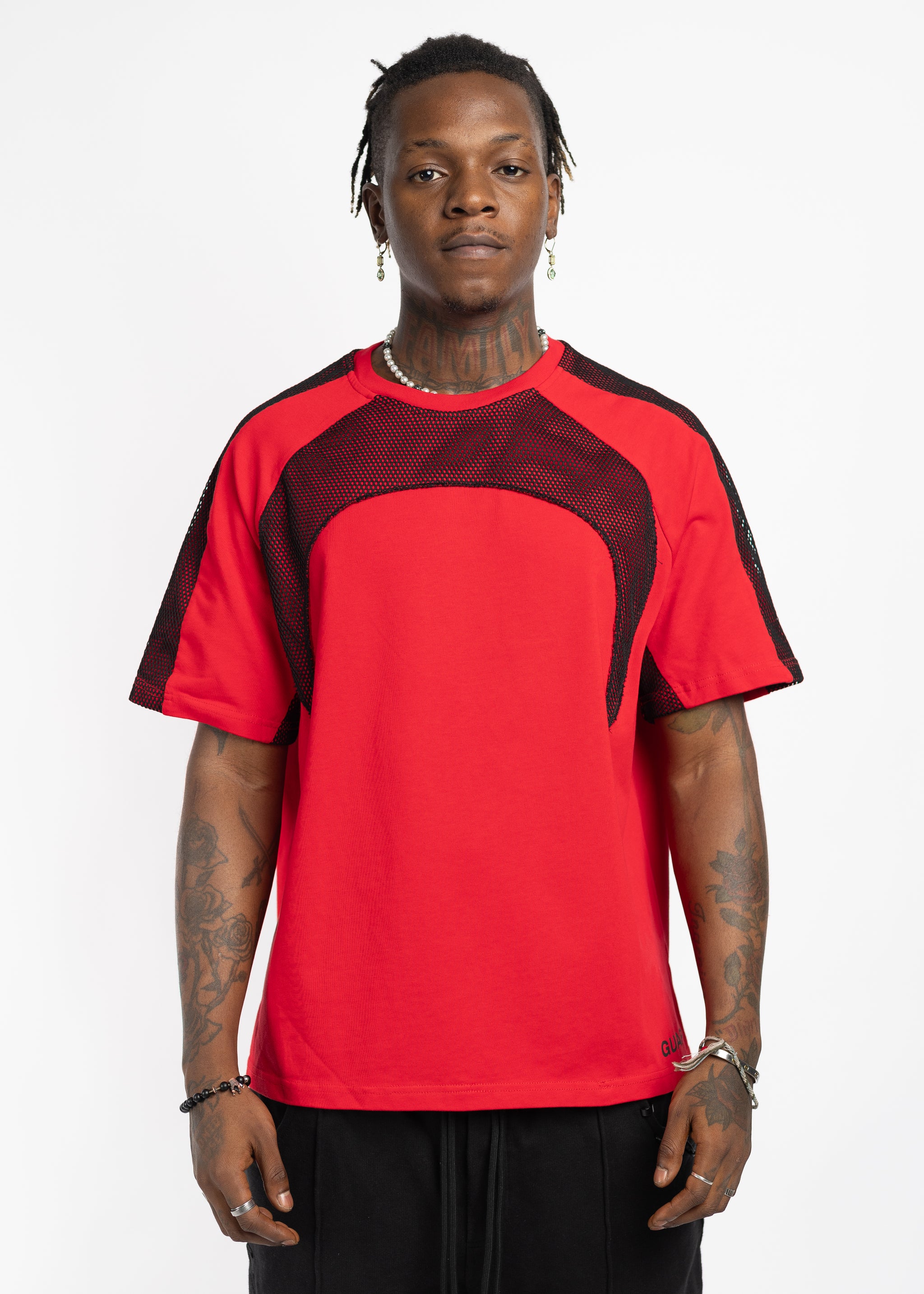 ブラッドレッドハーフムーンTシャツ