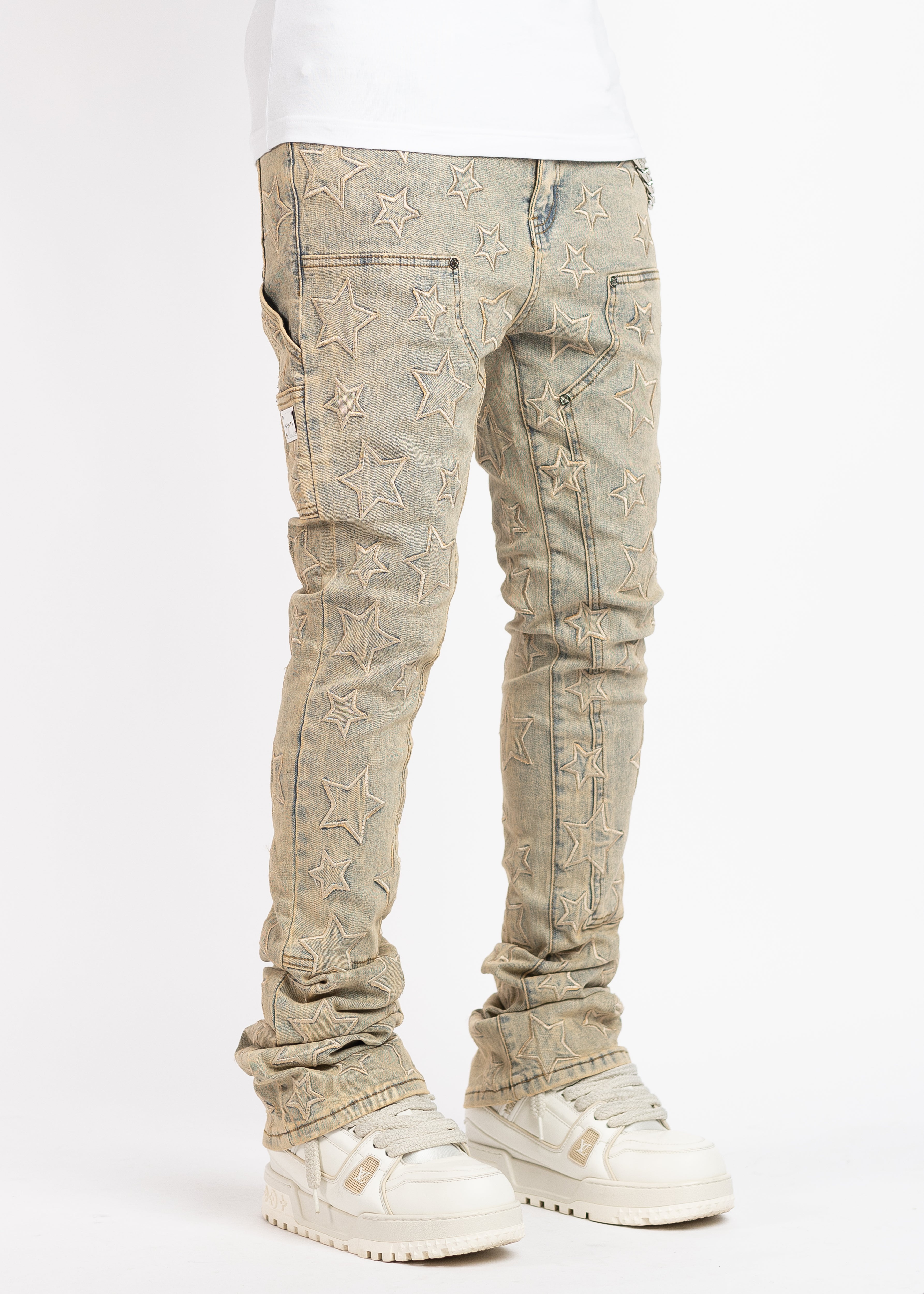 GUAPI star pants 30 Stars Denim GUAPI in Powder 0