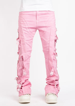 French Rose Waxed Premium Denim