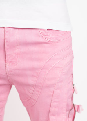 French Rose Waxed Premium Denim