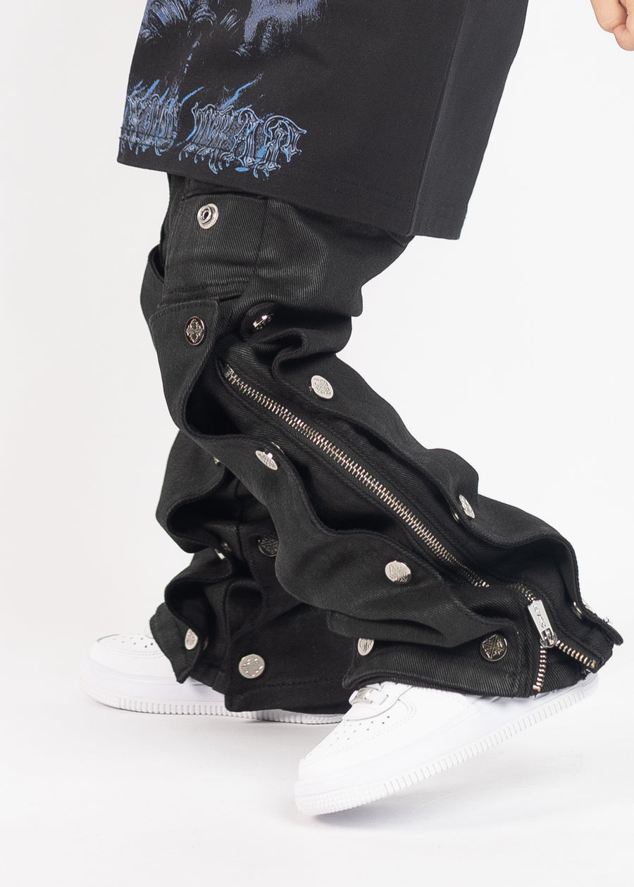 <tc>オブシディアンブラックワックスプレミアムキッズデニム</tc>