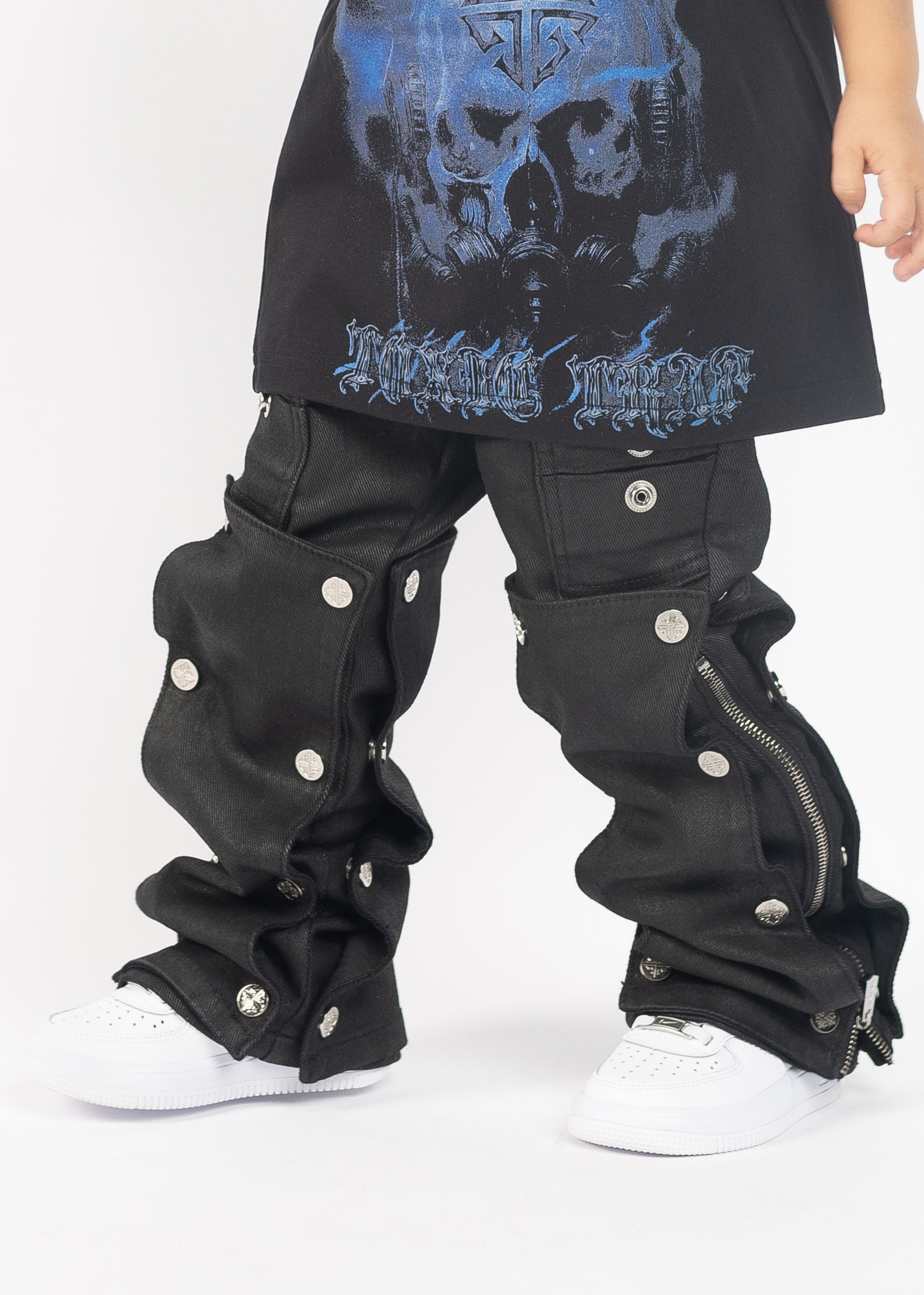 <tc>オブシディアンブラックワックスプレミアムキッズデニム</tc>