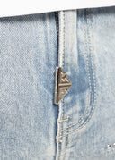 Aqua Blue Spider Denim