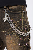 Vintage Brown Spider Denim