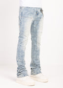 Aqua Blue Sashiko Denim