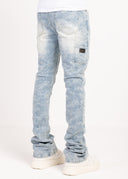 Aqua Blue Sashiko Denim