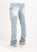 Aqua Blue Sashiko Denim