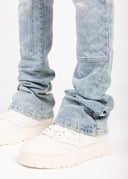 Aqua Blue Sashiko Denim