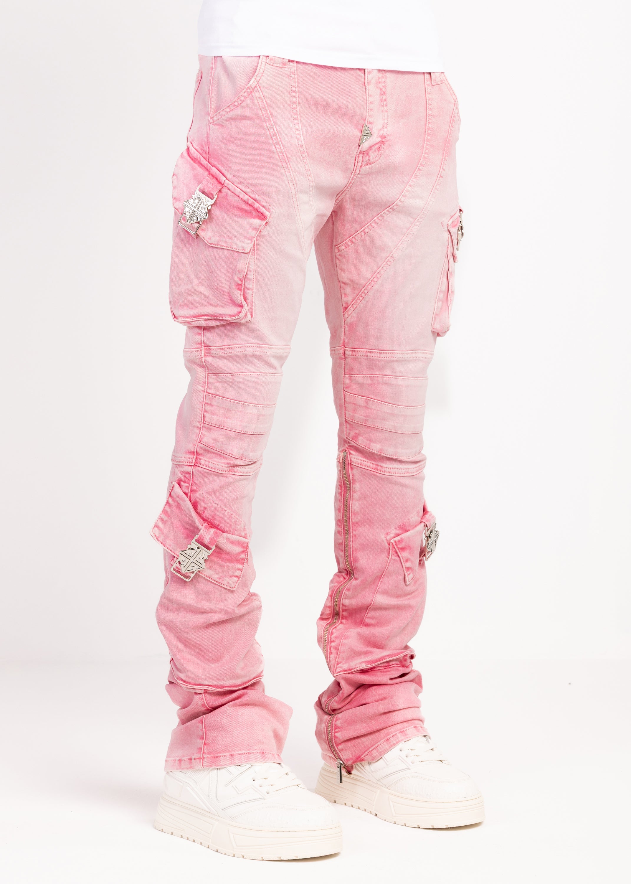 パンツ Guapi Stacked Denim French Rose French Rose Black Ops Denim – GUAPI CLOTHING FZ-LLC