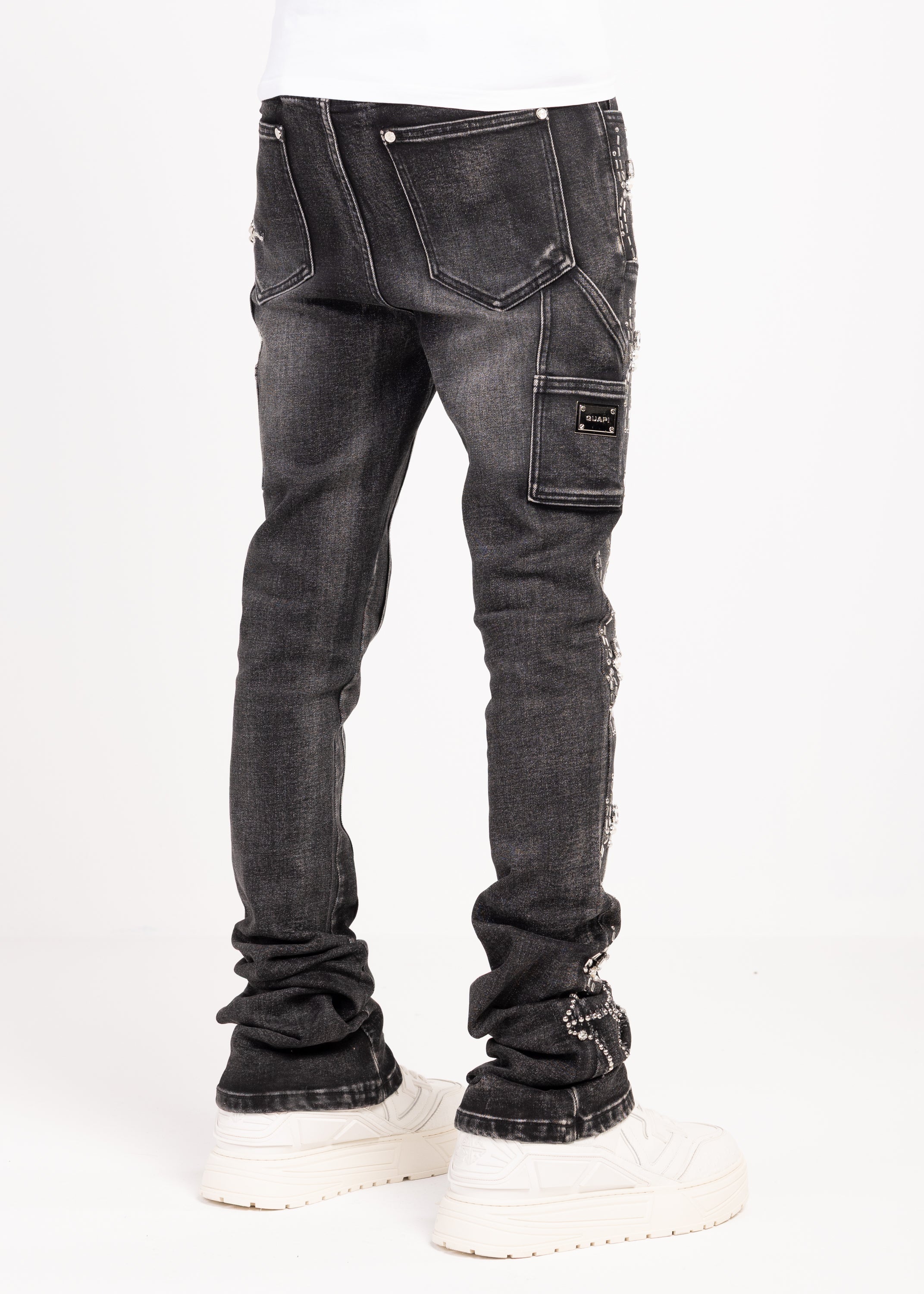 Obsidian Black Spider Denim V2 – GUAPI CLOTHING FZ-LLC