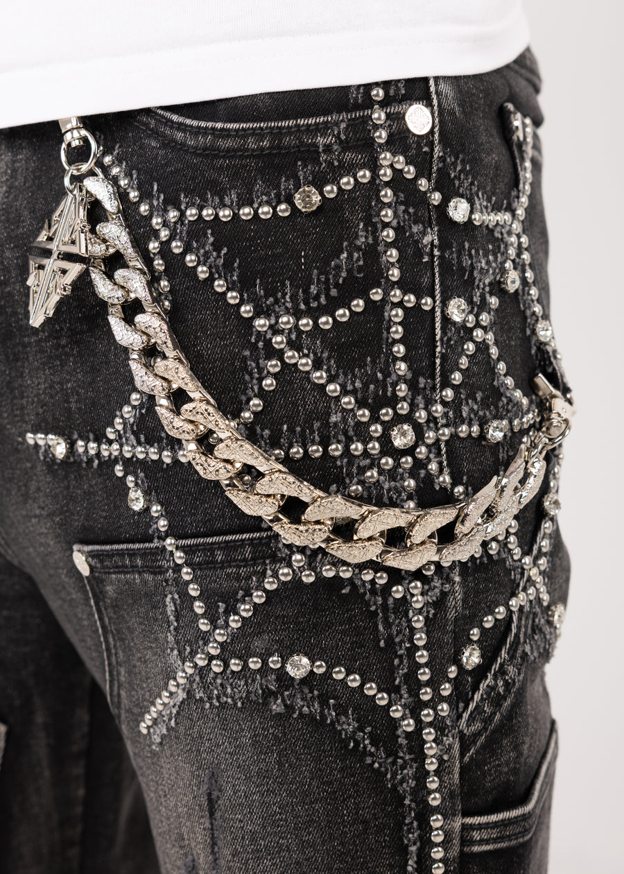 Obsidian Black Spider Denim V2