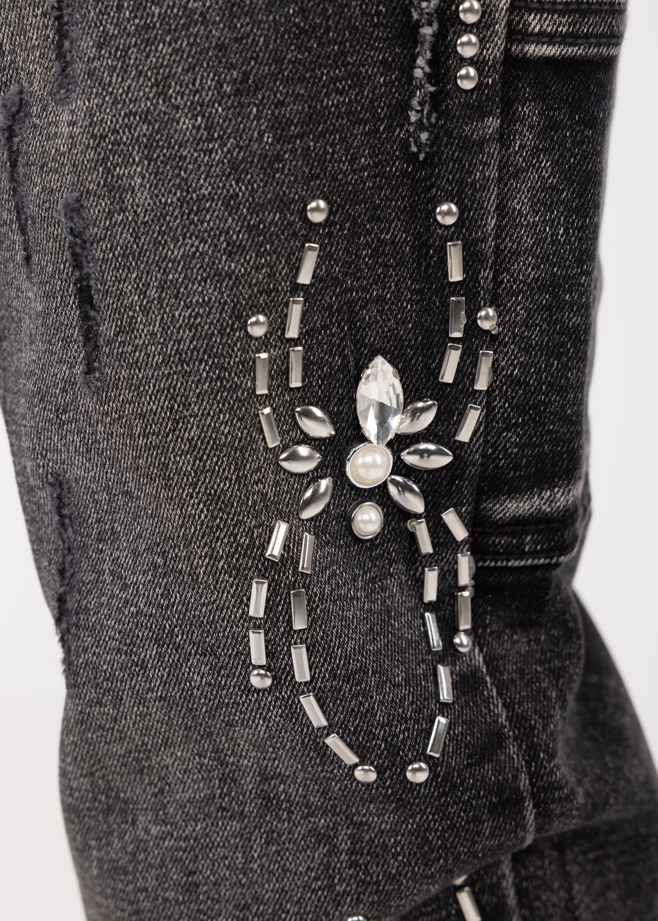 Obsidian Black Spider Denim V2 – GUAPI CLOTHING FZ-LLC