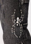 Obsidian Black Spider Denim V2