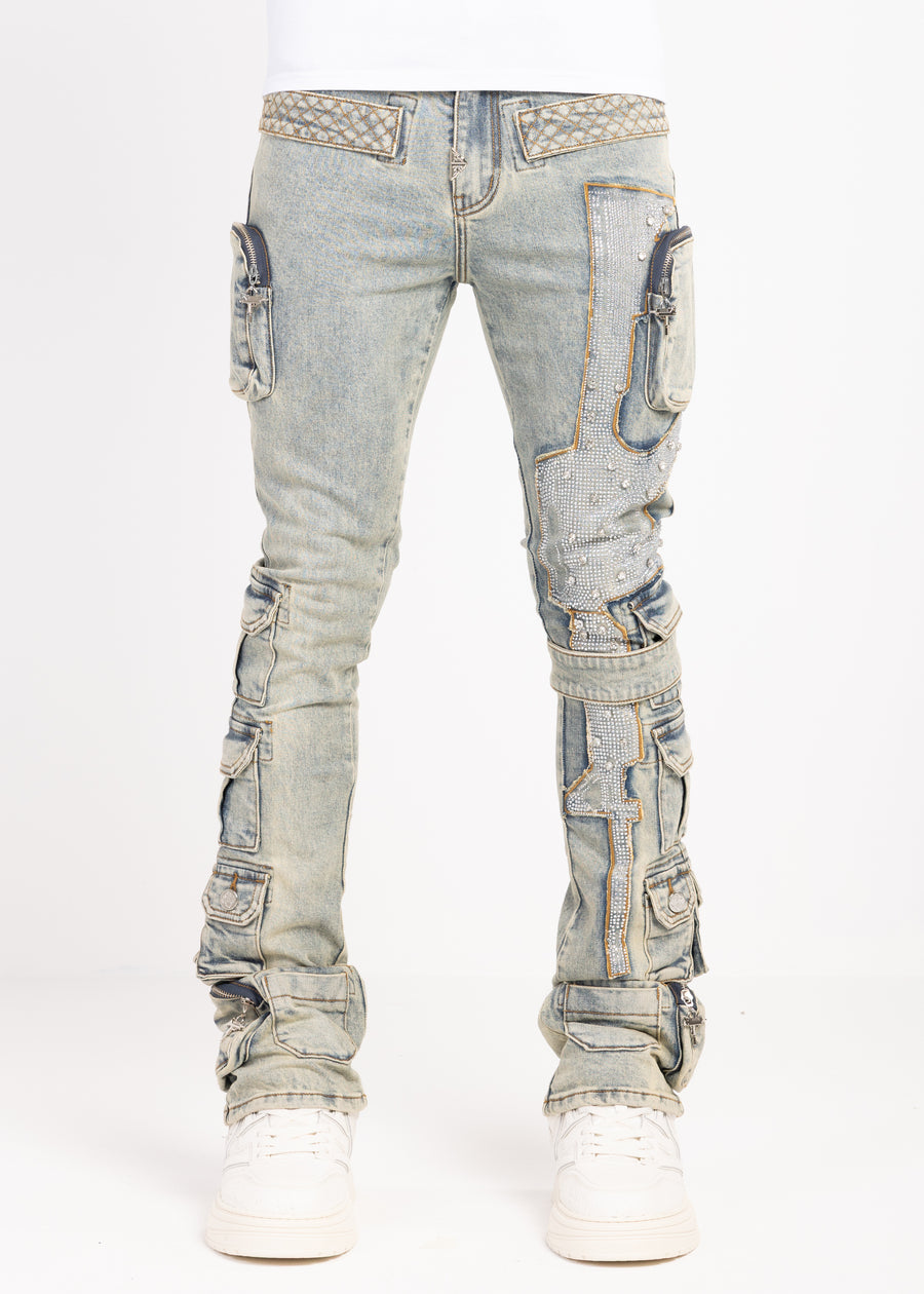 Vintage Machine Gun Denim