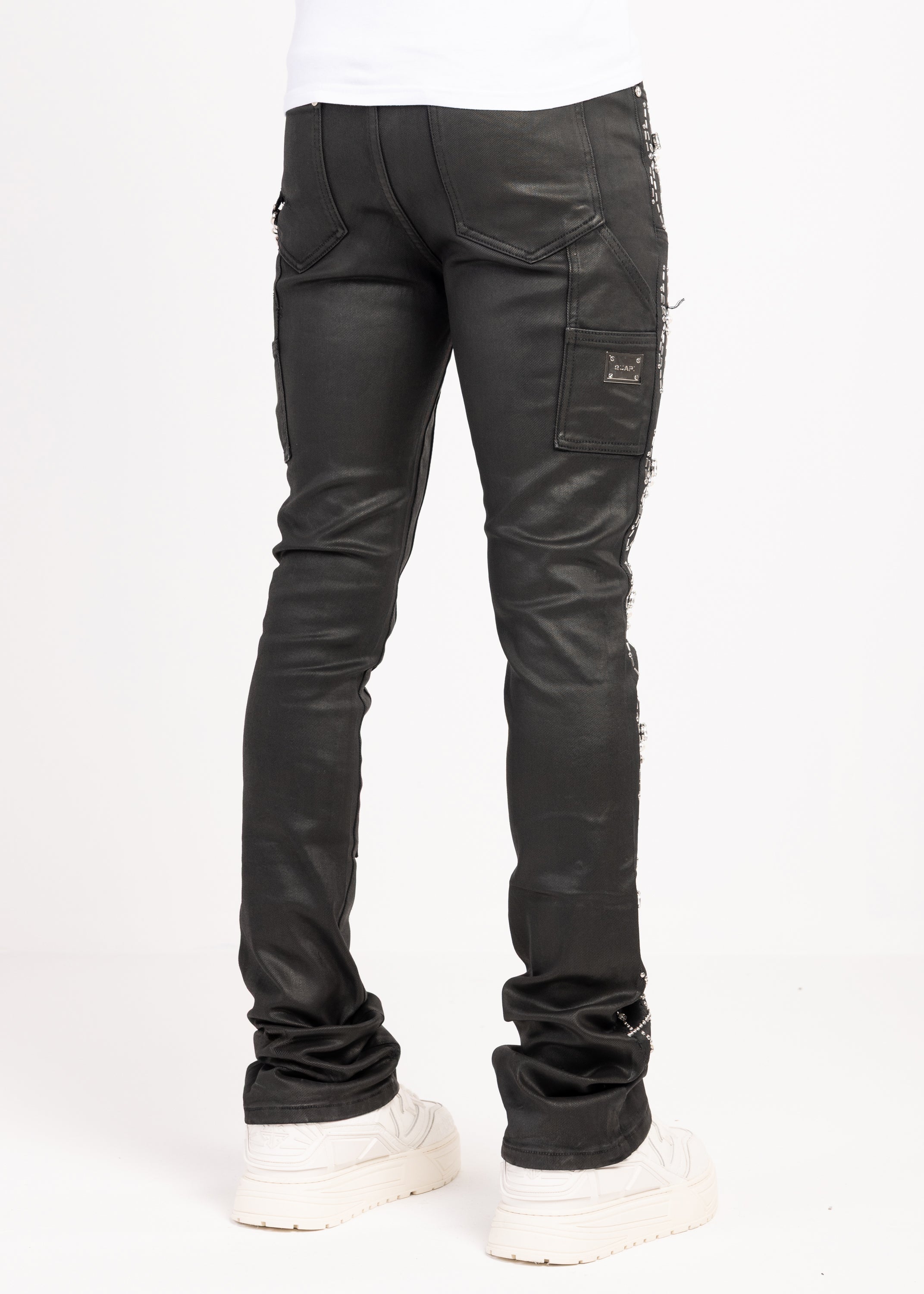 Obsidian Black Waxed Spider Denim – GUAPI CLOTHING FZ-LLC