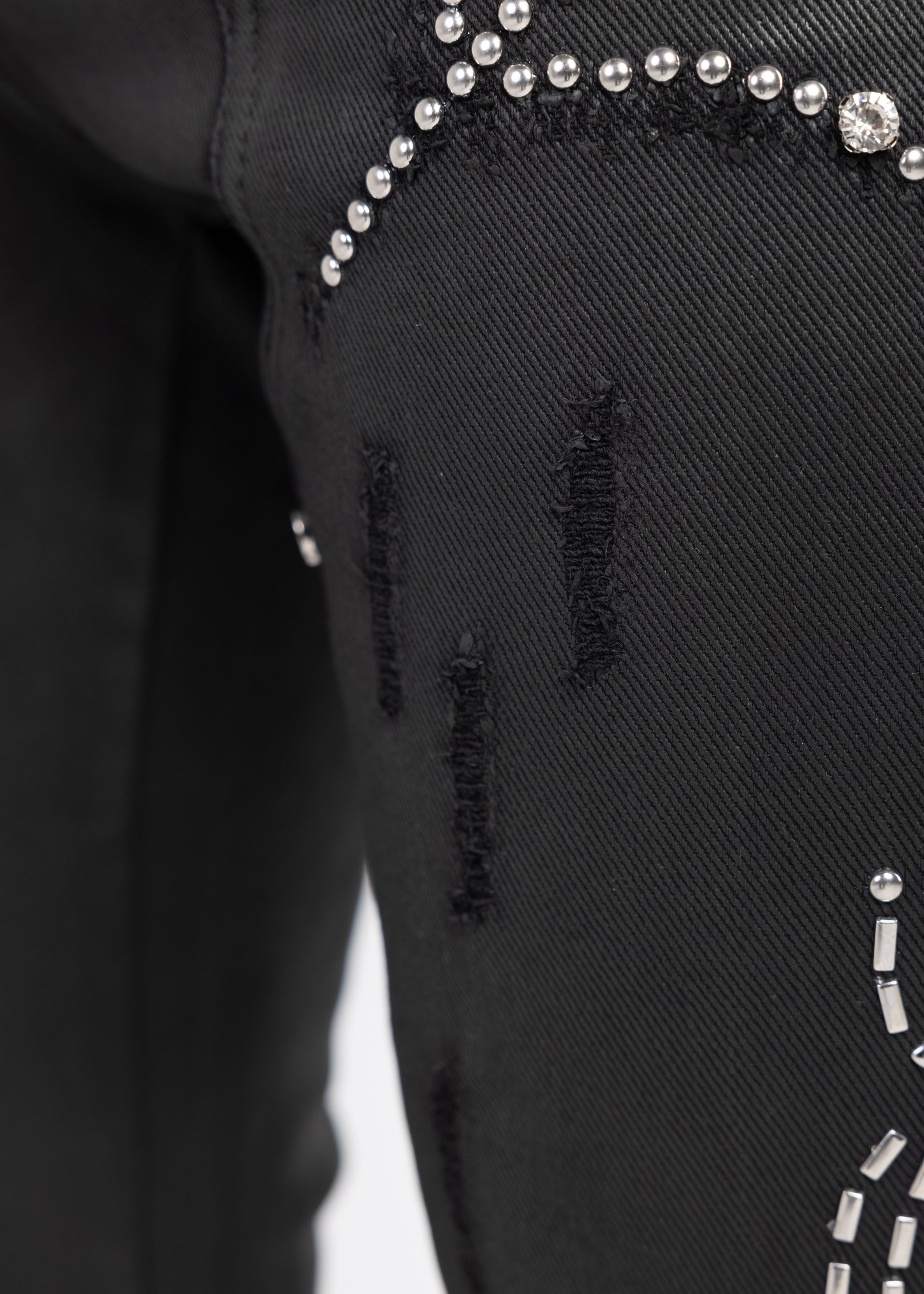 Obsidian Black Waxed Spider Denim – GUAPI CLOTHING FZ-LLC