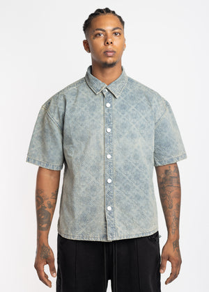 Vintage Blue Denim Shirt
