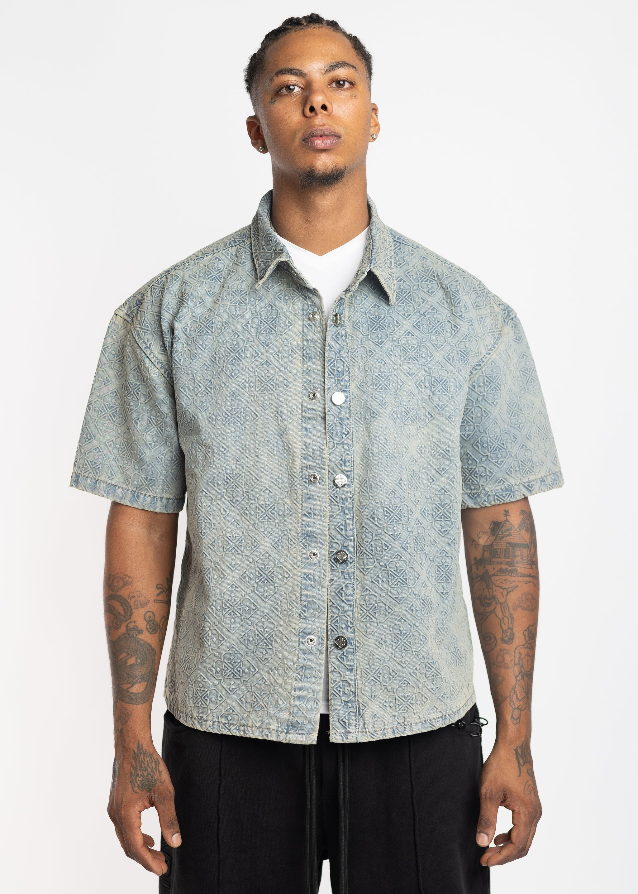 Vintage Blue Denim Shirt