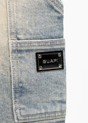 Emerald Spider Denim Shorts
