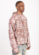 Rusty Skeleton Half Zip Hoodie