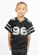 Obsidian Black Kids Football Jersey