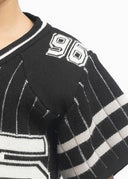 Obsidian Black Kids Football Jersey