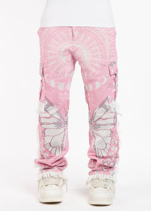 French Rose Tapestry Pant