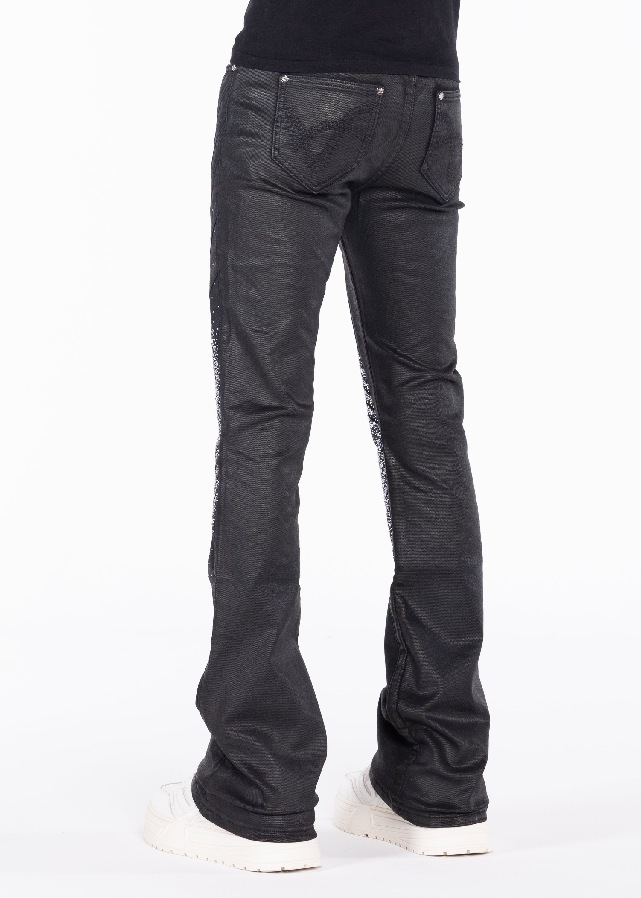 パンツ Guapi Obsidian Black Waxed Premium denim Obsidian Black Waxed Knight Denim – GUAPI CLOTHING FZ-LLC