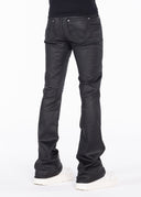 Obsidian Black Waxed Knight Denim