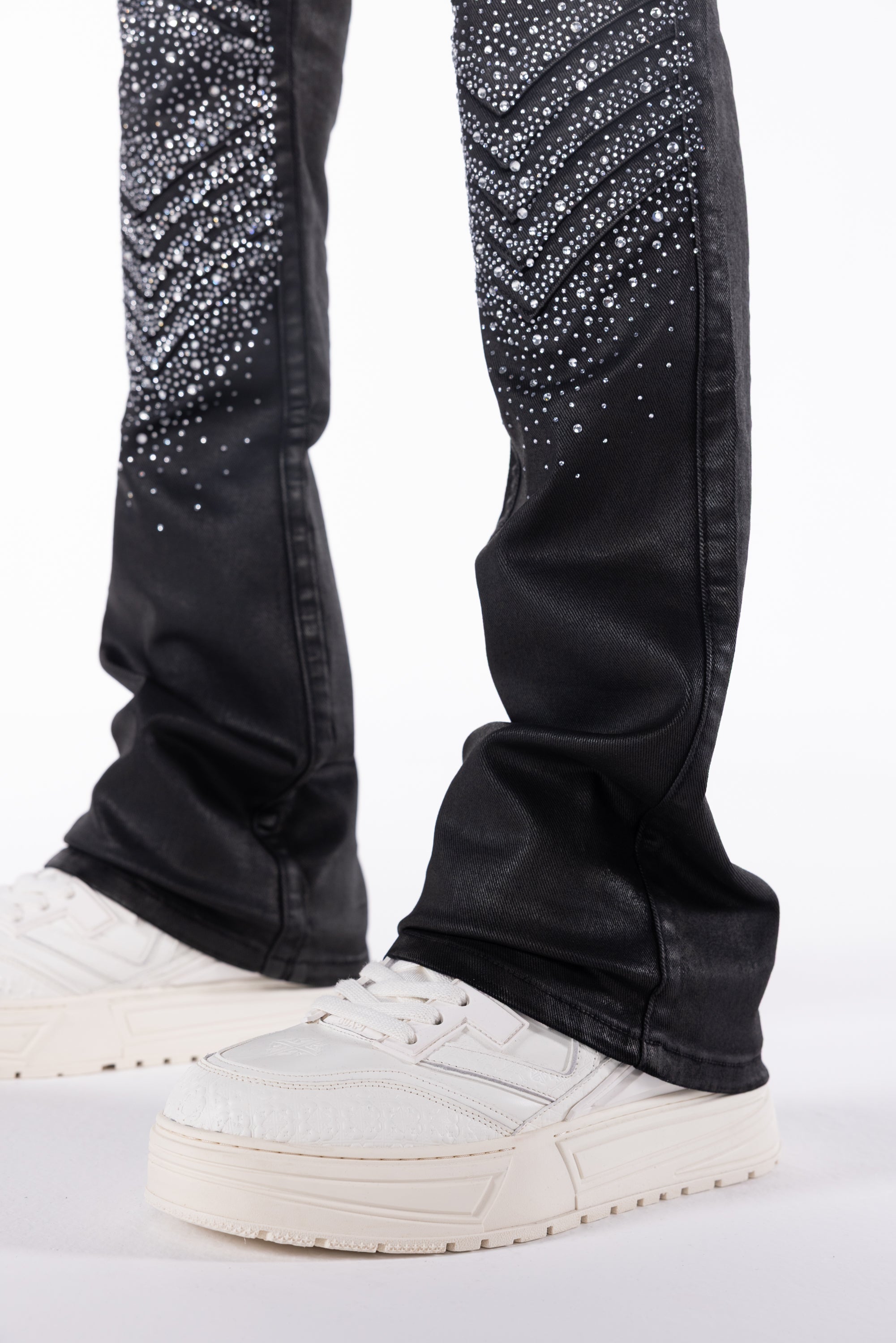 Obsidian Black Waxed Knight Denim – GUAPI CLOTHING FZ-LLC