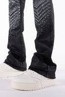 Obsidian Black Waxed Knight Denim