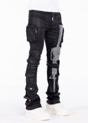 Obsidian Black Machine Gun Denim