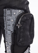 Obsidian Black Machine Gun Denim