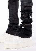 Obsidian Black Machine Gun Denim