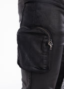 Obsidian Black Machine Gun Denim