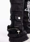 Obsidian Black Machine Gun Denim