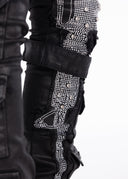Obsidian Black Machine Gun Denim