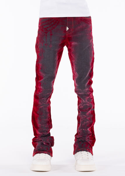 Blood Red Laser Heavens Vault Denim – GUAPI CLOTHING FZ-LLC