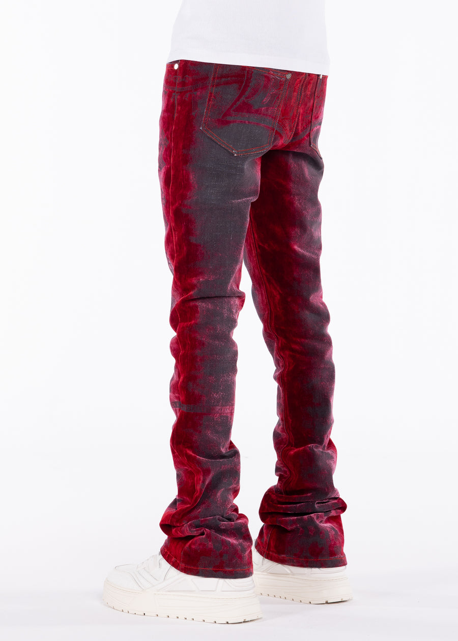 Blood Red Laser Heavens Vault Denim