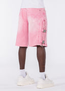 French Rose Cross Buckle Shorts