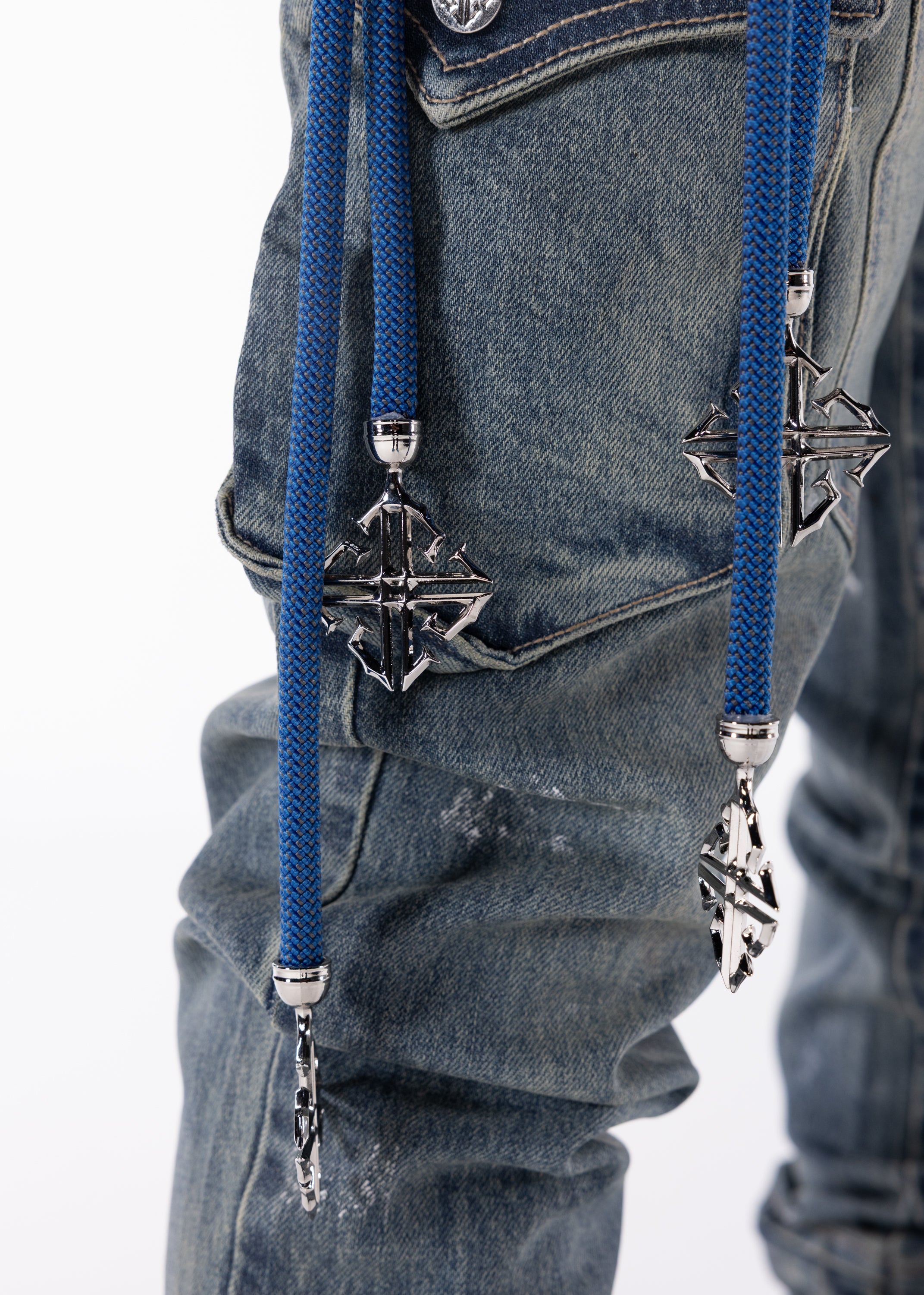 Aqua Blue Waxed Rope Denim – GUAPI CLOTHING FZ-LLC