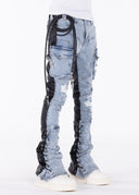 Aqua Blue Rope Pant
