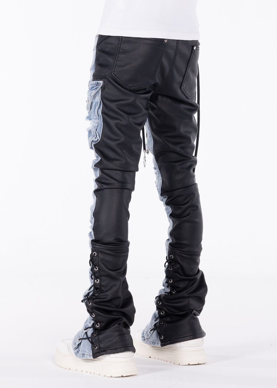 Aqua Blue Rope Pant