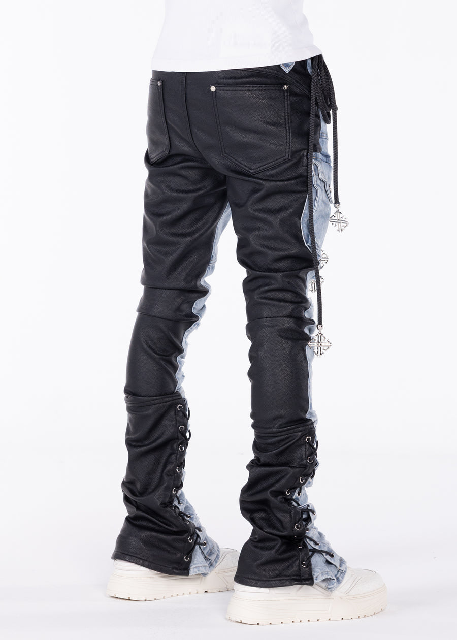 Aqua Blue Rope Pant