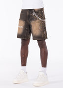 Vintage Brown Spider Shorts