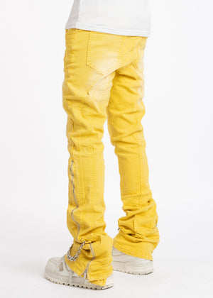 Cyber Yellow Chain Denim