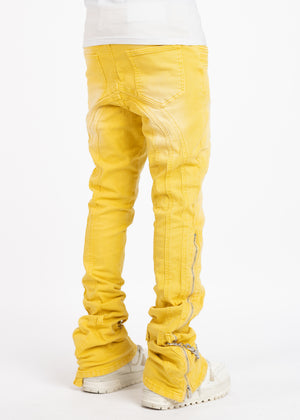 Cyber Yellow Chain Denim