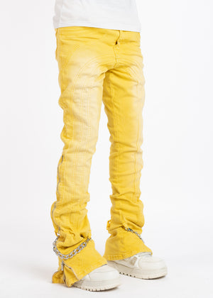 Cyber Yellow Chain Denim