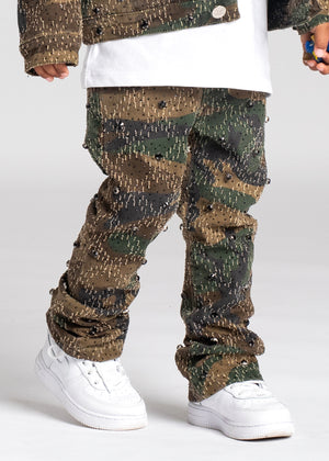 Camo Embellished Kids Set